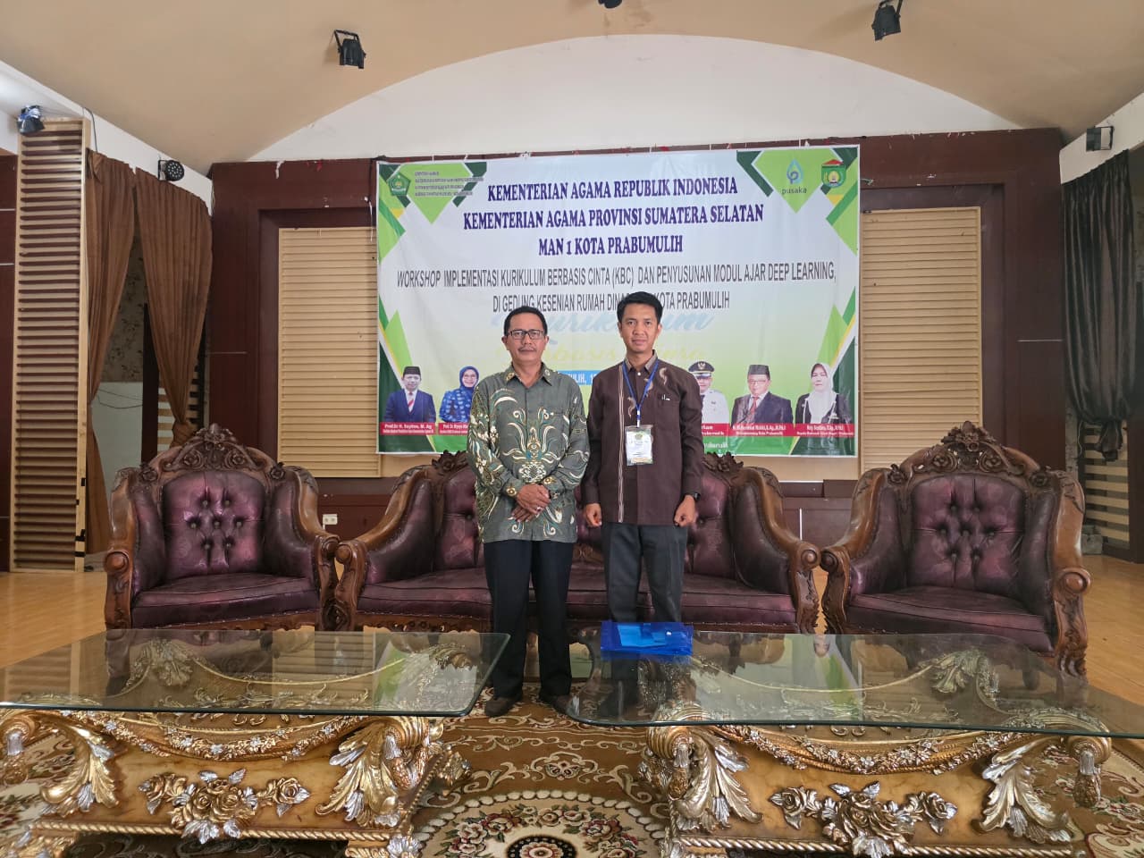 MAN 1 OKU Ikuti Workshop Kurikulum Berbasis Cinta dan Penyusunan Modul Ajar Deep Learning