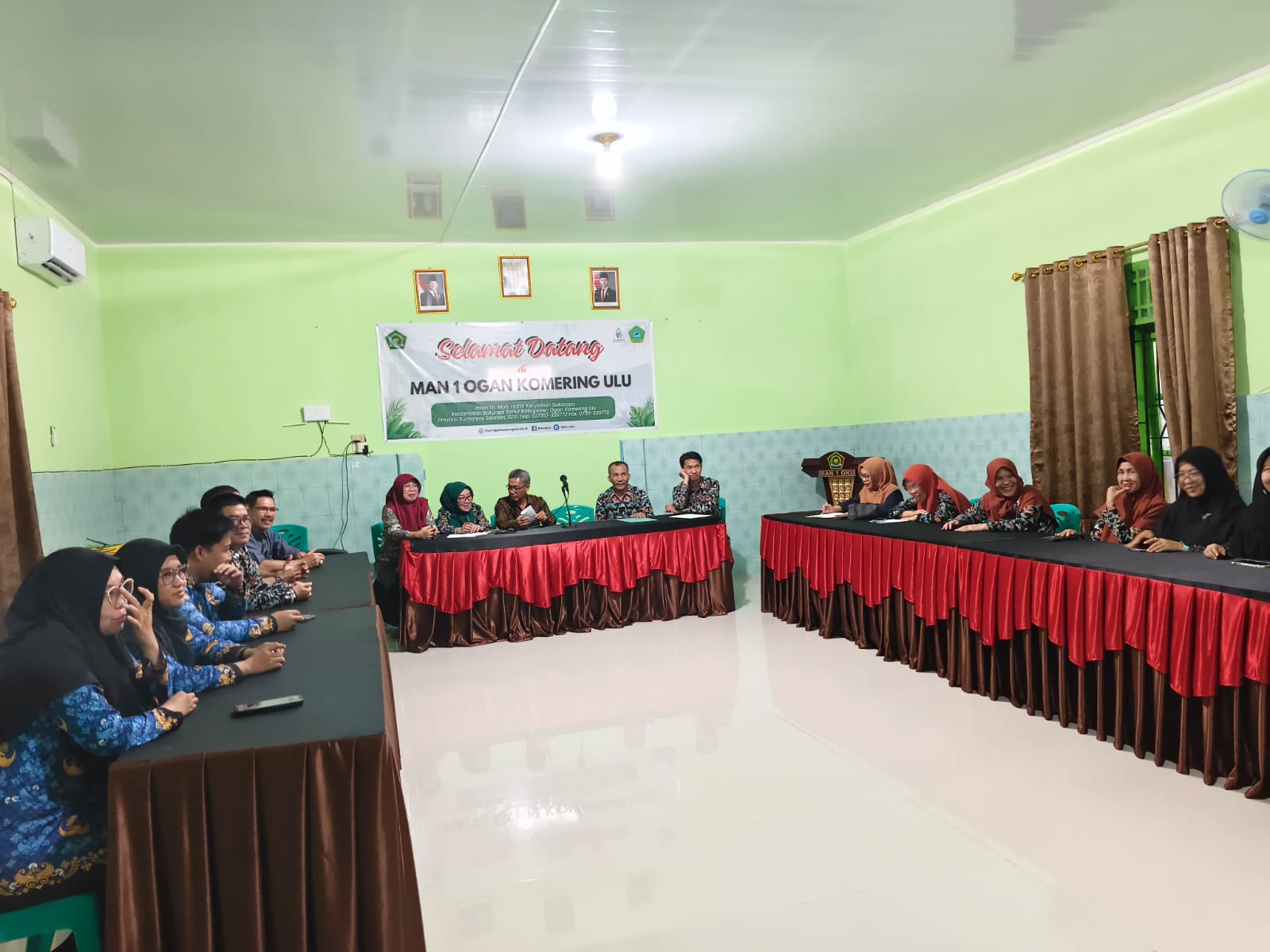 Kepala MAN 1 OKU Pimpin Rapat Koordinasi Persiapan Tes PMBM 2026/2027