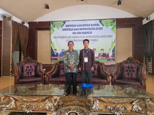 MAN 1 OKU Ikuti Workshop Kurikulum Berbasis Cinta dan Penyusunan Modul Ajar Deep Learning