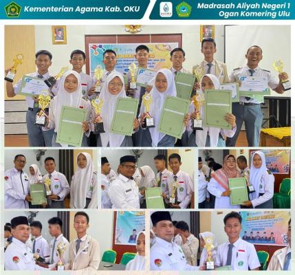 SEBELAS SISWA-SISWI MAN 1 OKU TERIMA PENGHARGAAN OMI 2025