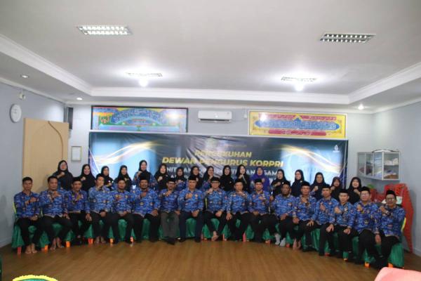 39 ASN Kemenag OKU Ikuti Pelantikan Dewan Pengurus KORPRI Secara Virtual