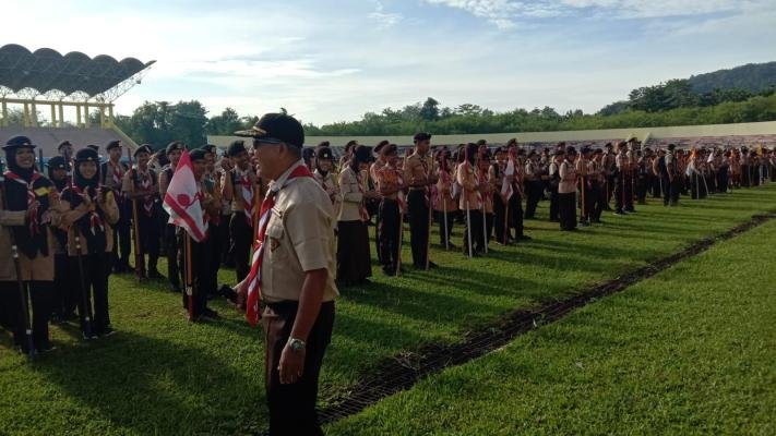 Pangkalan MAN 1 OKU Ikuti Lomba Hiking Kwarcab OKU Peringati Hari Sumpah Pemuda 2025