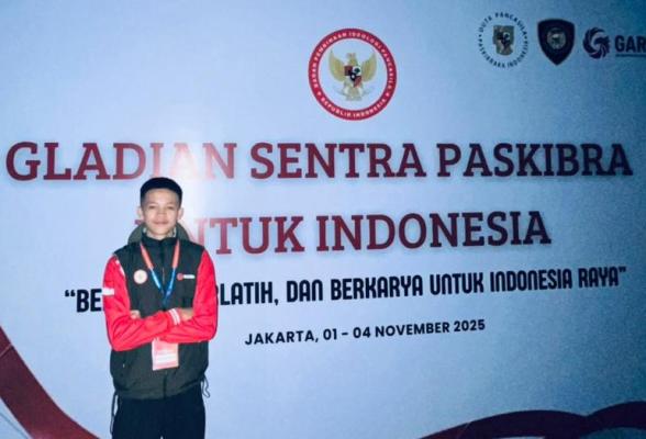 Ajie Fidro Zahidi Ikuti Kegiatan Nasional GARUDA 2025, Tunjukkan Semangat Juang Paskibra dari MAN 1