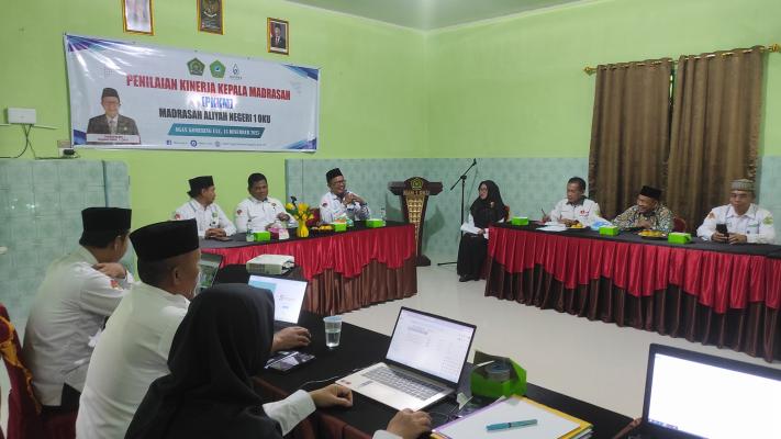 PKKM Tahun 2025 Digelar di MAN 1 OKU, Evaluasi Kepemimpinan Berlangsung Objektif dan Akuntabel