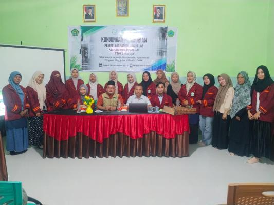 MAN 1 OKU Terima Kunjungan Edukatif Mahasiswa Prodi PAI STAI Baturaja