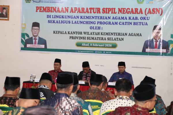 Pembinaan ASN dan Launching Program CATIN BETUA Digelar di MAN 1 OKU