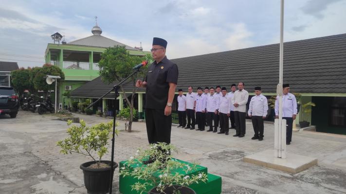 Apel Pembukaan dan Hari Pertama Ujian Madrasah MAN 1 OKU T.P. 2025/2026 Berlangsung Lancar