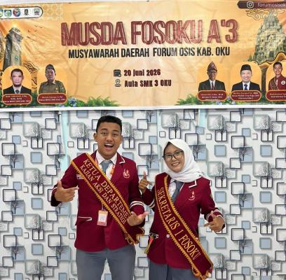 Dua Siswa MAN 1 OKU Terpilih Menjadi Pengurus Forum OSIS Kabupaten OKU Periode 2026