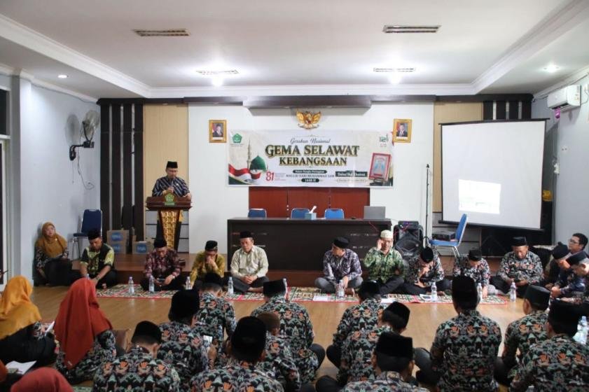 Kepala MAN 1 OKU Hadiri Gema Sholawat Kebangsaan di Aula Kemenag OKU