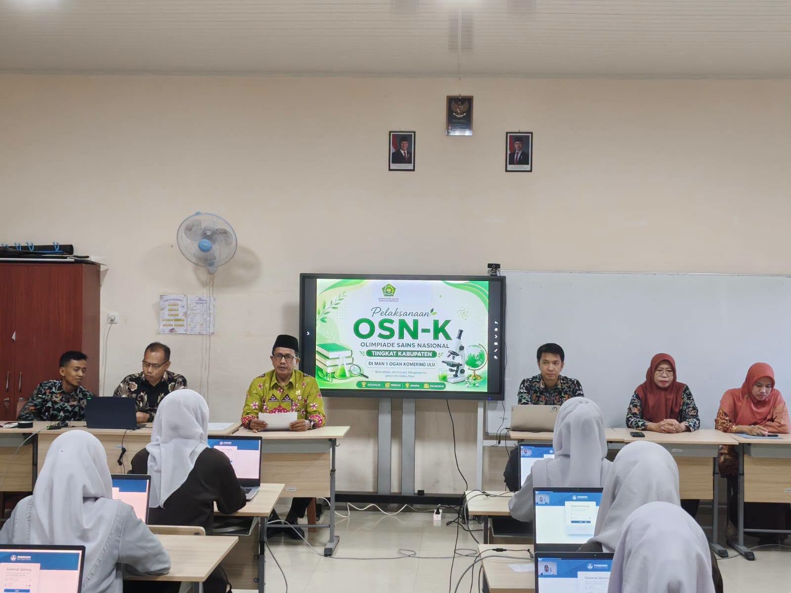 Kepala MAN 1 OKU Resmi Buka Pelaksanaan OSN-K 2026 Jenjang SMA/MA